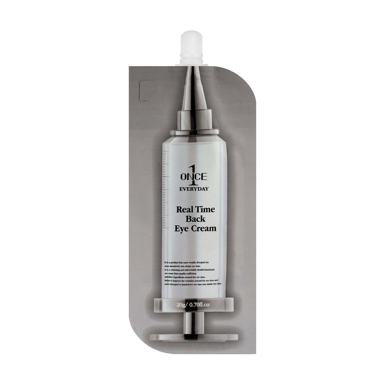 Омолоджувальний крем для шкіри навколо очей Chamos Once Everyday Real Time Back Eye Cream, 20 г